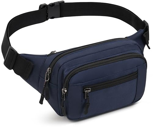 AIRCBC Sac Banane Homme Femme Sacoche à Poitrine Etanche Réglable avec Multiples Poches pour Voyage,Randonnée,Escalade,Jogging