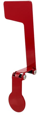 VALICLUD Bandiera di Ricambio per Cassetta Postale in Acciaio Inossidabile Rosso, Supporto Metallico Pieghevole per Esterni, Indicatore di Ricezione Posta per Giardino e Patio