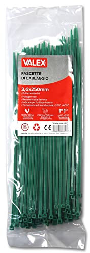 Valex - Bridas de cableado verdes