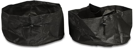 Aquascape Aquatic Lily Plant Pots for Pond and Water Garden, 14-inch x 7-inch, Black, 2-Pack | 98929