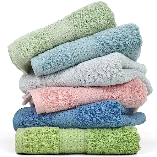 Cleanbear Handtuch Waschlappen, Sets, 100% Baumwolle, hohe saugfähig, für Zuhause, Outdoor und unterwegs nutzen