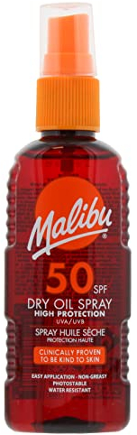 Malibu Sun Dry Oil Spray 100ml SPF50