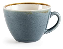 Olympia Kiln Cappuccino Cup Ocean 230ml 8oz/230ml. Fits Saucers: GP331,GP347, GP363, GP479