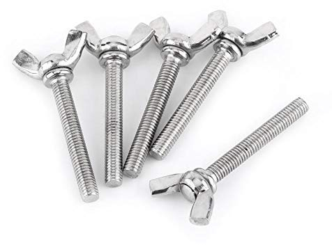 8 tipi 5PCS / Bag M5 304 Viti a farfalla a farfalla in acciaio inossidabile Bulloni Bulloneria(M5*20mm)