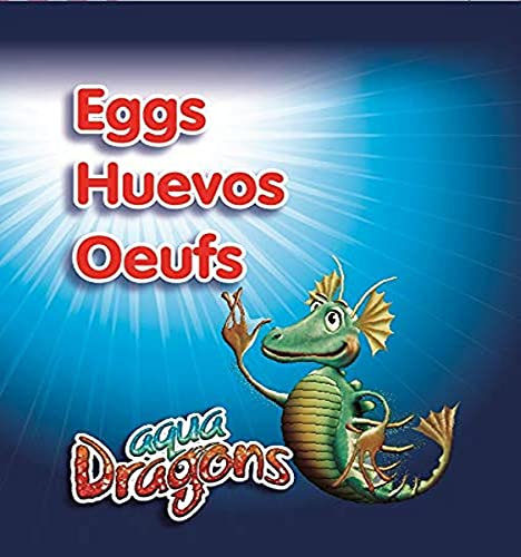 Huevos de Aqua Dragons, actividad educativa STEM, eclosionar y crecer, pequeños huevos de criaturas acuáticas, 11 g