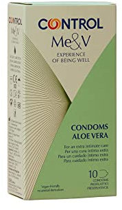 Control Me&V Preservativos Aloe Vera para un cuidado íntimo, 10 unidades