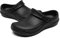 Unisex Mem Women Chef Kitchen Clog Sandal Work Shoes Non Slip Clog Waterproof Slider Sandal Black UK 11