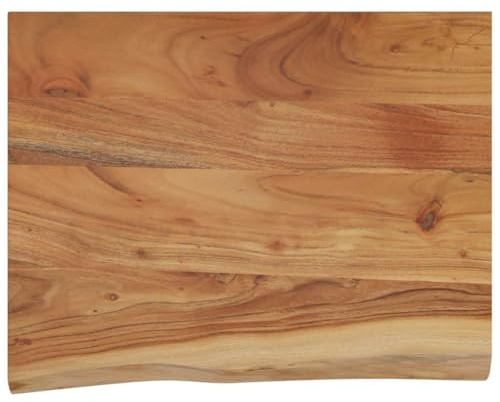 vidaXL Mensola a Muro 50x40x2,5cm Rettangolare Legno Acacia Bordi Vivi, mensola a Muro, ripiano a Muro, ripiano, ripiano a Parete, mensola