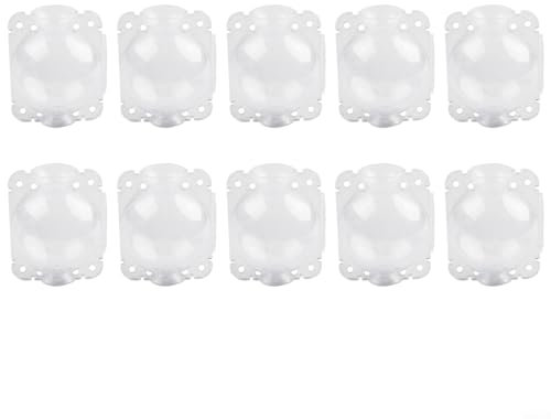 Niceminiwall Lot de 10 boules de propagation de jardin - Boîte de greffe de plantes - Outil de clonage réutilisable pour roses, grimpeurs, arbres fruitiers, magnolia et camélia (transparent)