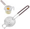 Eiertrenner,Eigelbtrenner,Eiertrenner Edelstahl,Eigelbtrenner Mit Griffen,Eiweiß,Edelstahl Eigelb Trenner Teiler Filter,Küchen Hilfsmittel Backen Werkzeug Filter,Zum Trennen von Eiern