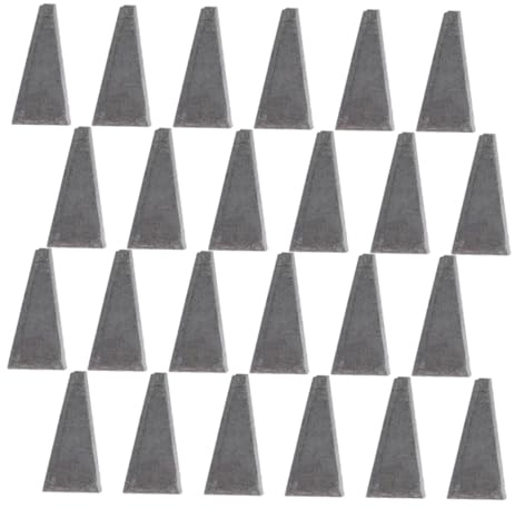 DIYEAH 30pcs Triangular Wedges Small Wooden Wedges for Handle Reinforcement Tree Cutting Tool Accessories for Logging and Camping
