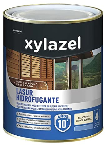 Xylazel Lasur Protector Hidrofugante Satinado Blanco Roto 750 ml