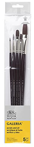 Winsor & Newton Brush Set, Plastic Synthetic hair, Multicoloured, Pinselset