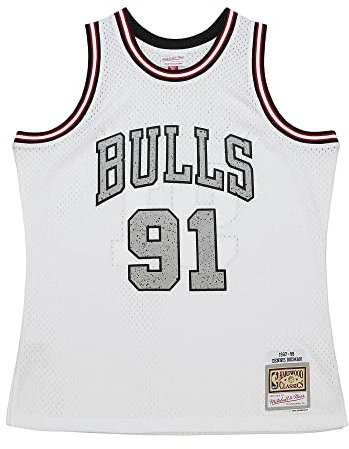 Mitchell & Ness Swingman Jersey Chicago Bulls Cement Dennis Rodman - L