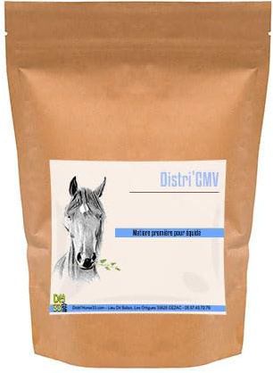 Complément Minéral Vitaminé Cheval (CMV) – Immunité, Vitalité & Digestion, Apport Complet Oligo-éléments & Vitamines, Poudre Facile, Format Économique (DISTRI_CMV_2.5KG)