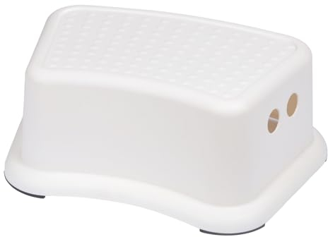 BEBE DOUCEUR, Tritthocker H. 13,4 x 26 x 36,5 cm, Weiß – PP