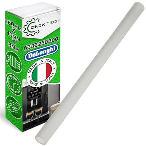 ONIX TECH Milchschlauch 160 mm für Kaffeevollautomat mit dem Originalcode 5332259800 für DeLonghi - MADE IN ITALY
