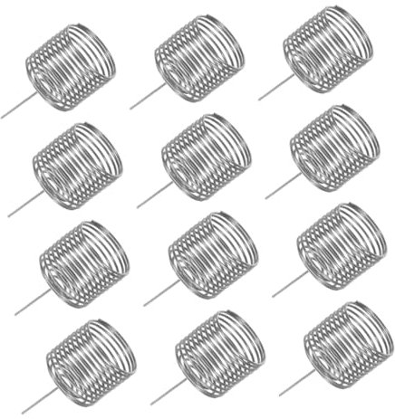 Mikikit 12 Pièces Paniers de Fertilisation Acier Inoxydable pour Plantes de Nutrition pour Bonsai Orchidées Contenants de Fertilisant de Jardin Accessoires Pratiques pour Végétale