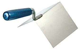 KAUFMANN Außeneckenkelle rostfrei mit Holzgriff 110 x 75 x 75 mm, 42.065.02
