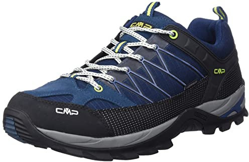 CMP herr Vandrings- och halvskor för vandring Rigel Low trekking shoe Wp, Cosmo Plutone, 45 EU