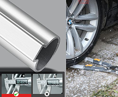 AIRAJ Coupe-Branches 70-103 cm, Coupe-Branches Télescopiques, lame en acier tranchante SK-5, peut couper les branches et les haies résistantes de plus de 5 cm(Avec Lames de Rechange)