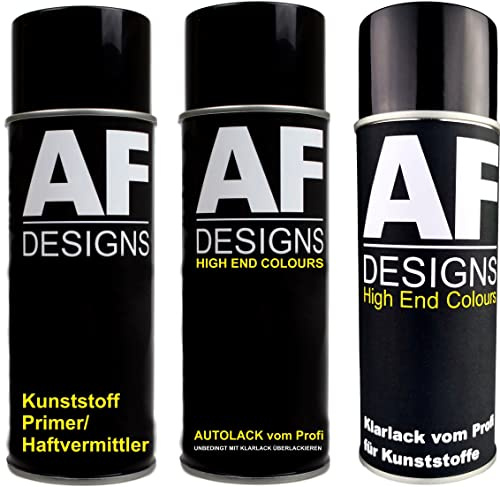 Kunststoff Spraydosen Set für Audi LY9B Brillantschwarz Stoßstange