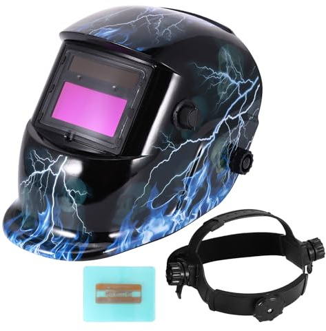 Bryzal Auto Darkening Welding Helmet, Adjustable Welding Mask, Battery & Solar Powered, Welders Helmet, Welding Helmets, Auto Darkening Welding Helmet, for TIG MIG ARC