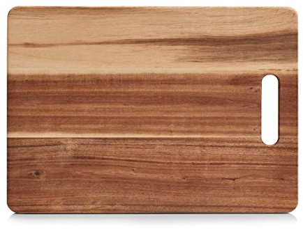 Zeller 25554 – Tagliere, in legno di acacia 35 x 25 x 1 cm, colore naturale