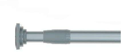 Barra autobloqueadora, extensible, para fijar contra las paredes, CARRE ARGENT, 110 - 200 CM