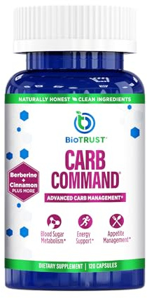 BioTrust Carb Command - Carb Management Supplement, Metabolic Support for Ketosis, Supports Keto, Low Carb and Paleo Lifestyle (60 Servings)