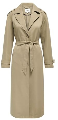 ONLY Kvinnlig trenchcoat ONLLINE trenchcoat, Humus, S