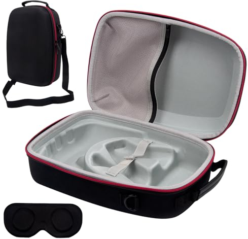 Growalleter für Meta Quest 3S/3/2 Case, Reisetasche für Pico 4 Ultra/Pico 4, Quest 3/Quest 2/Quest Pro Zubehör, All-in-One Hartschalenkoffer für VR Headset, Kopfband, Controller und anderes Zubehör