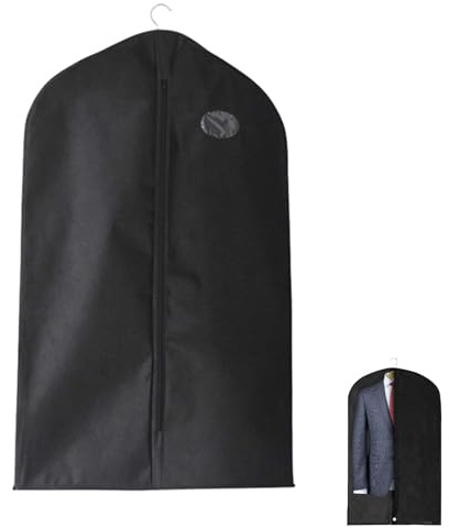 aqlbhz Suit Covers Garment Bags with Clear Window - Dust Proof Clothes Covers for Travel or Home Storage