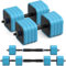 Merach Hanteln Set Kurzhanteln Langhanteln 40KG, Hantel mit Verbindungsstahlrohr Gewichten, 3 in 1 Verstellbar Dumbbell Set,Hantelscheiben, Gewichte, Hantelstangen für Krafttraining,Gymnastik,Zuhause