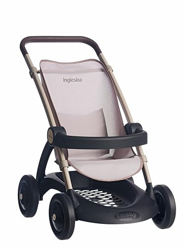Smoby - Inglesina Poussette Baby Iridio, Cadre en métal, Assise en Tissu, pour Enfants à partir de 18 Mois, 7600254083