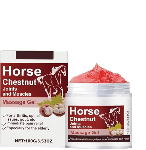 Bálsamo de caballo extrafuerte y calmante, gel de masaje para articulaciones y músculos, gel para el alivio de los pies, crema de drenaje linfático de acción rápida para articulaciones y músculos, par