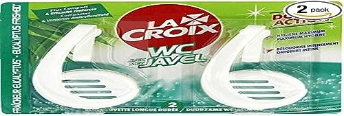 La Croix Nettoyant WC Bloc Cuvette Eucalyptus 2 Pièces - Lot de 4
