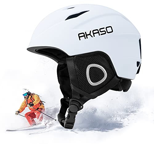 AKASO Ski Helmet for Men and Women, Snowboard Helmet, Goggles Compatible, Youth