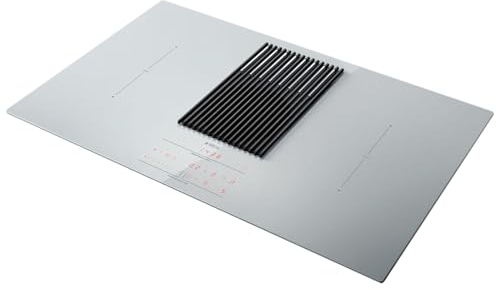 Elica; Piano cottura con cappa aspirante NIKOLATESLA LIBRA WH/F/83; Color: vetro bianco