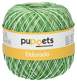 Puppets 4578012-00124 Häkelgarne, 100% Baumwolle, 124, onesize, 52 Gramm