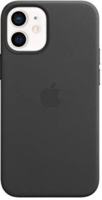 Apple Leder Case mit MagSafe (für iPhone 12 Mini) - Schwarz - 5.4 Zoll
