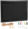 Pinnwand Filz 30×40cm, Schwarz Filz Pinwand mit mit Reißzwecken, Holzfrahmen Felt Board Für Zuhause, Küche, Büro, Dekoratives Aufhängen, Schmuck, Notizen, Fotos
