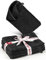 DecoHomeTextil Handtuch-Set 6 Waschlappen in Schwarz aus 100% Baumwolle, hochwertig, kuschelweich und saugstark