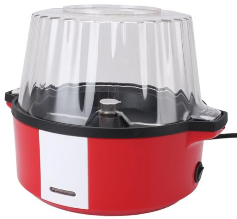 Revuelva loco aceite caliente palomitas de maíz, máquina fabricante de palomitas de maíz Máquina de palomitas de maíz de aire caliente palomitas de maíz Maker Reversible Plato para servir en casa