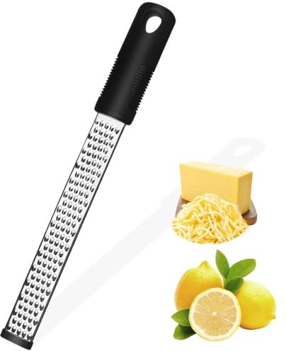 MIRKUZI Sbuccia limoni 1 pezzo grattugia, grattugia da cucina, grattugia per limone, grattugia per noce moscata, grattugia per aglio, grattugia per zenzero, lavabile in lavastoviglie