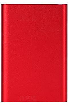 Disque dur externe portable USB 3.0 80 Go - 2 To - Boîtier en métal - Noir/gris/bleu/rouge - Avec câble de données - Solution de stockage haute vitesse