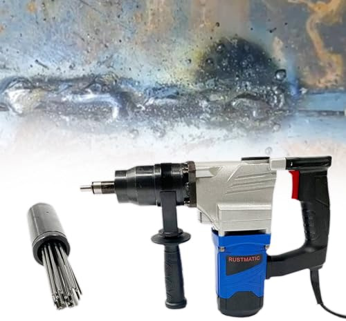 Scrostatore Elettrico Ad Aghi Pistola elettrica per la rimozione della ruggine con aghi, strumento per la rimozione della ruggine e la sbavatura, tipo rimuovi scorie, rimozione della ruggine