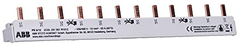 ABB PS3/12 Phasenschiene 3-phasig 4x12P 10 mm² 2CDL231001R1012