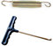 Trampolin 64 X 13,5 cm Federn MIT Trampolin FEDERSPANNER Federn SPRUNGFEDERN ERSATZFEDERN ERSATZTEILE ZUBEHÖR
