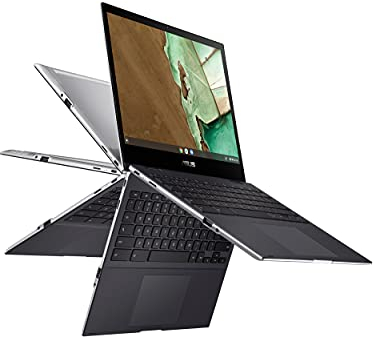 ASUS Chromebook Flip CM3, 12 Touchscreen HD NanoEdge Display, MediaTek 8183 Processor, Arm Mali-G72 MP3 GPU, 32GB Storage, 4GB RAM, Wi-Fi 5, Chrome OS, Aluminum, Mineral Gray, CM3200FVA-DS42T